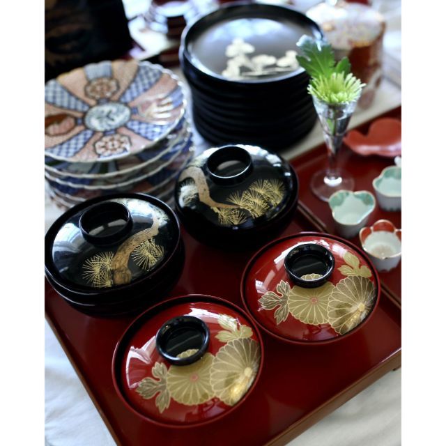 有田焼　錦竹型小付