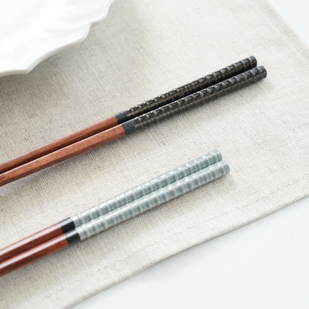 hitoishi ZENセット グレー／ライトグレー (木箱入り)