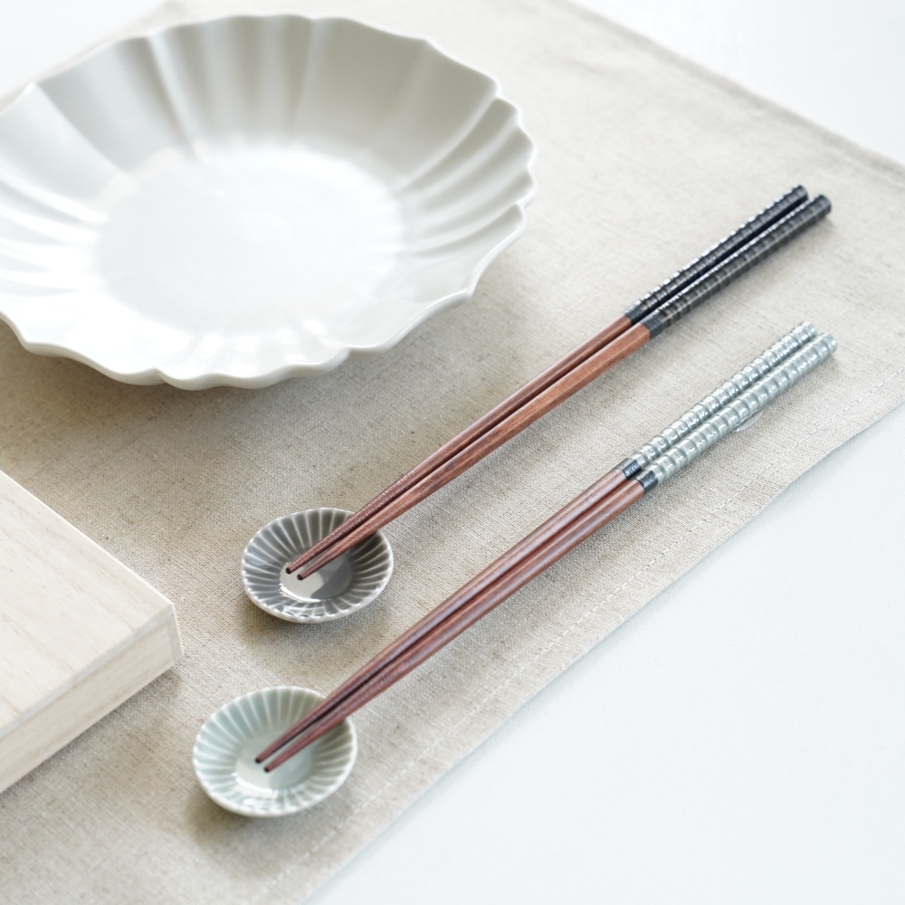 hitoishi ZENセット グレー／ライトグレー (木箱入り)