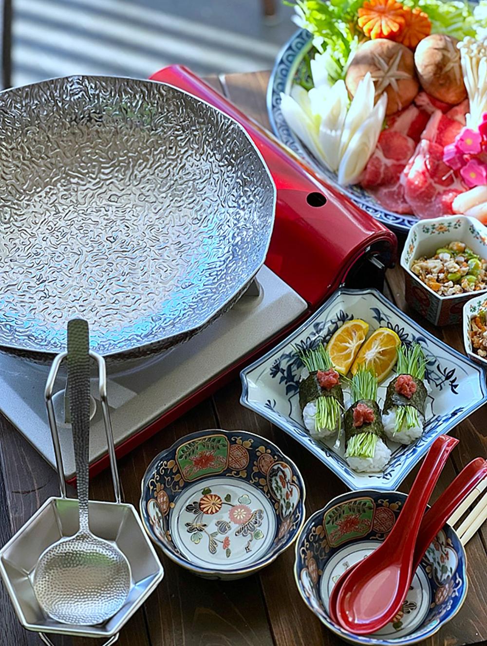 ステンレス製お鍋(大) 雪 φ28 ｜ 四季折々のおしゃれな和食器通販