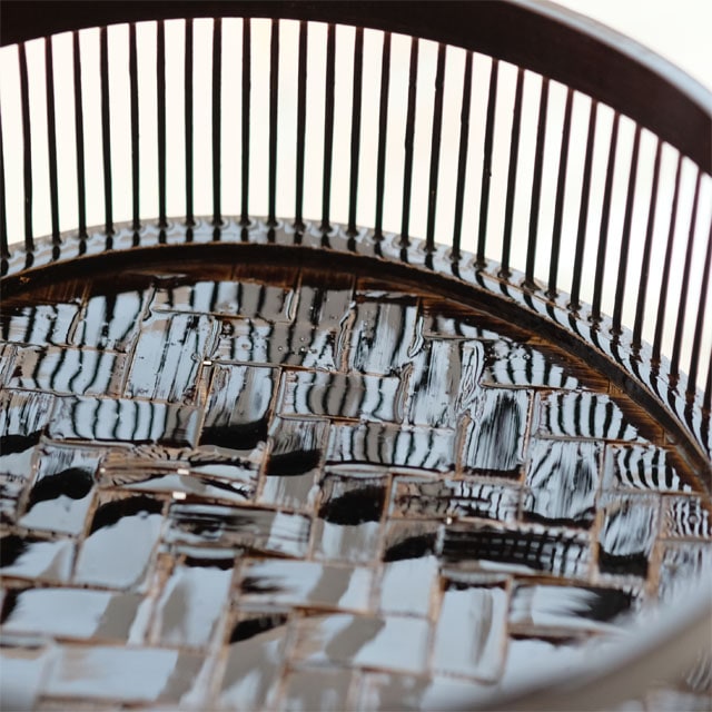 二段　天然竹料理箱