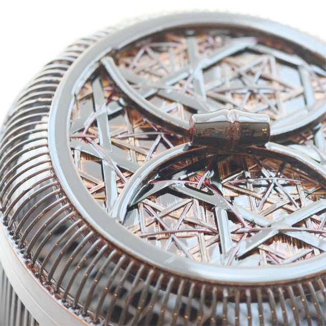 二段　天然竹料理箱