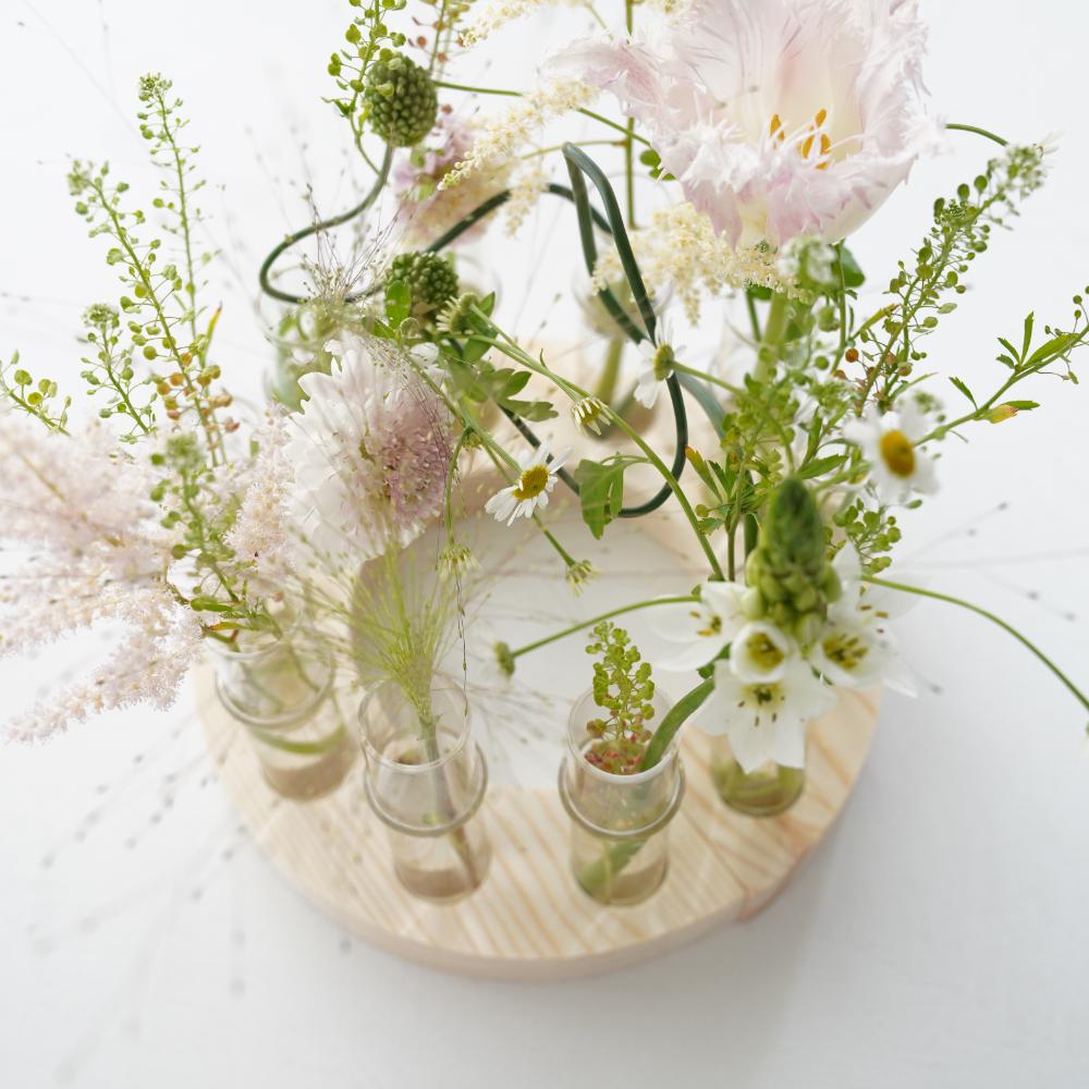 【予約/4月末出荷】ウッドアーチフラワーベース(1p)