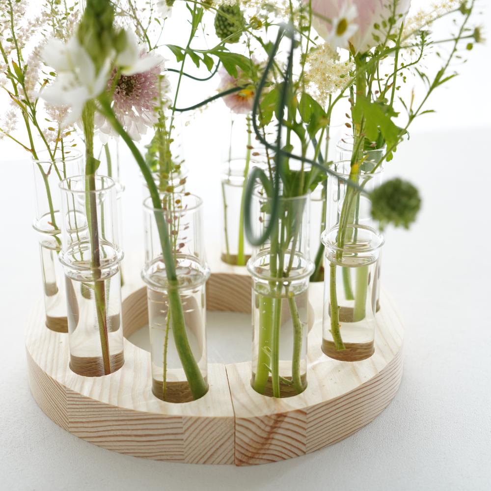 【予約/4月末出荷】ウッドアーチフラワーベース(1p)