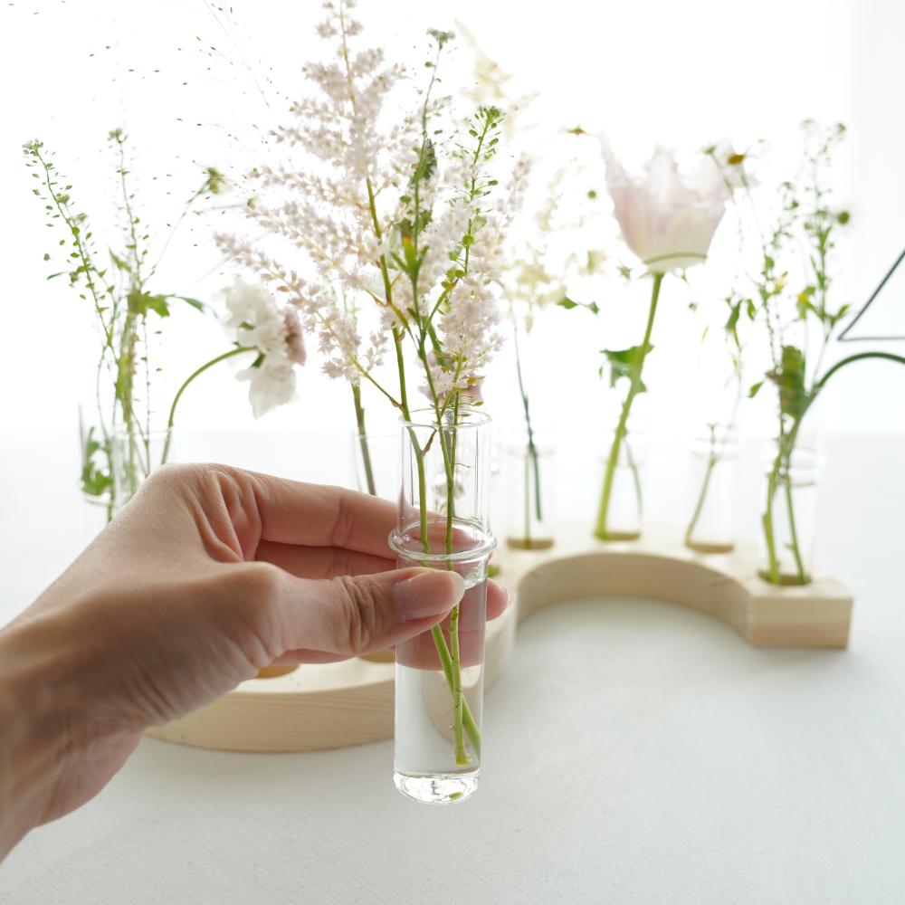 【予約/4月末出荷】ウッドアーチフラワーベース(1p)