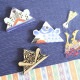有田焼　染錦兜型菖蒲絵　箸置 5枚目のサムネイル