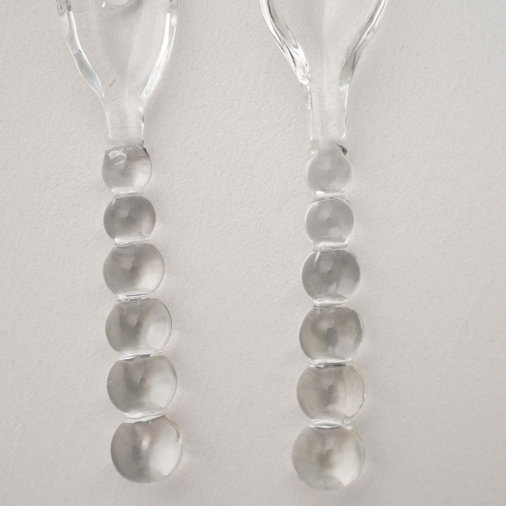 ガラスデザート スプーンフォークセット