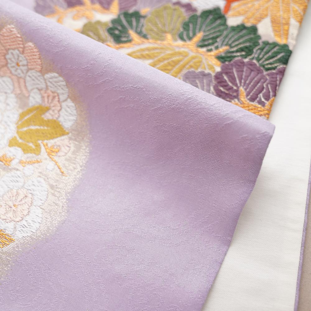 西陣織 松竹梅花の丸テーブルランナーFOURGRACEオリジナル｜ 四季折々