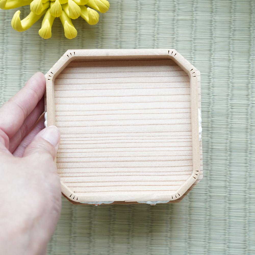 【今期完売】杉 菊柄 御膳 3.5寸 18枚目