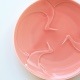 engi紋 12小皿 鶴　レリーフ 赤 3枚目のサムネイル