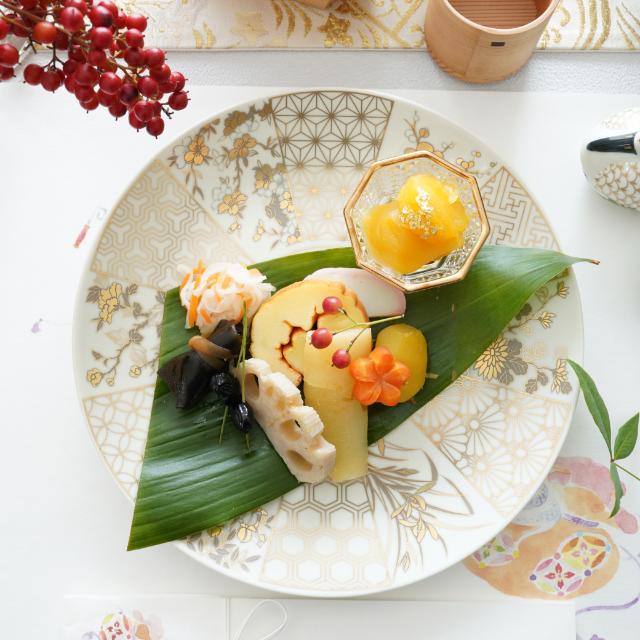 珍味入れ　金付切子柄珍味入れ10客珍味入れ 伝統柄に金継ぎのデザインがオシャレで小さな蓋物 | 有田焼 蓋付