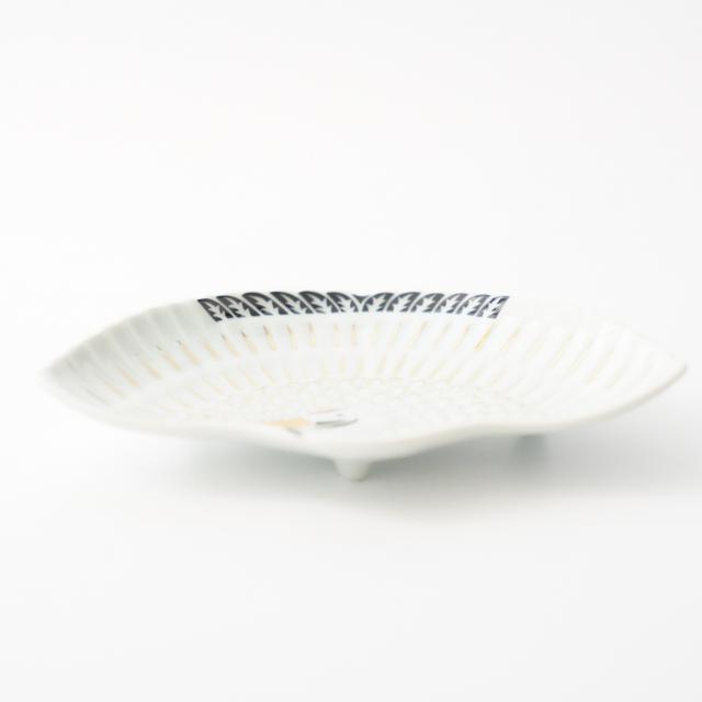 有田焼　錦鶴絵鶴型銘々皿