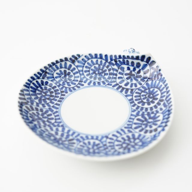 波佐見焼　蛸唐草　一閑人銘々皿