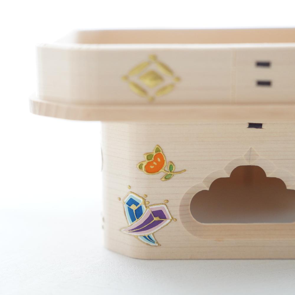 宝尽くし文三宝　ヒノキ　玉泉謹製　FOURGRACEオリジナル