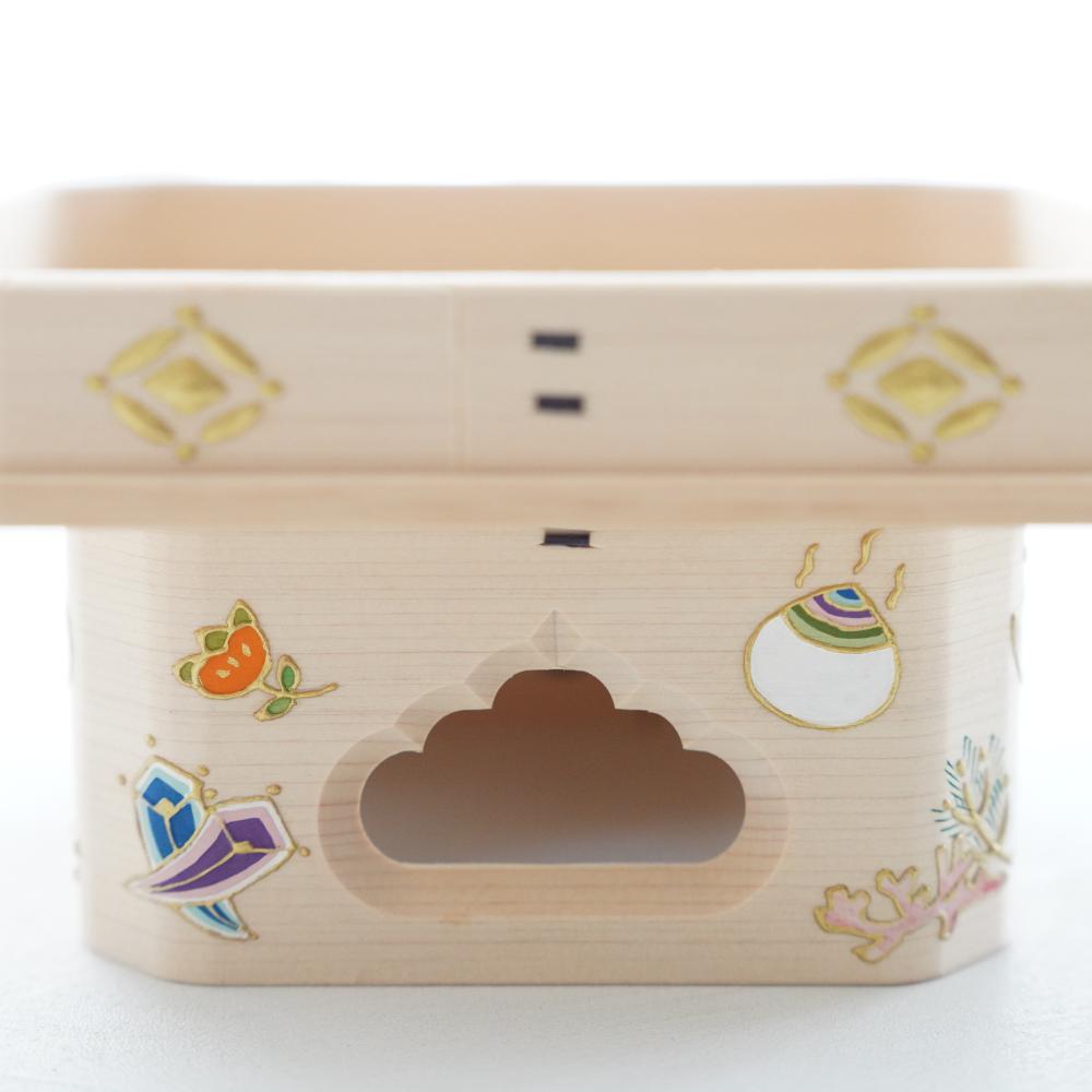 宝尽くし文三宝　ヒノキ　玉泉謹製　FOURGRACEオリジナル