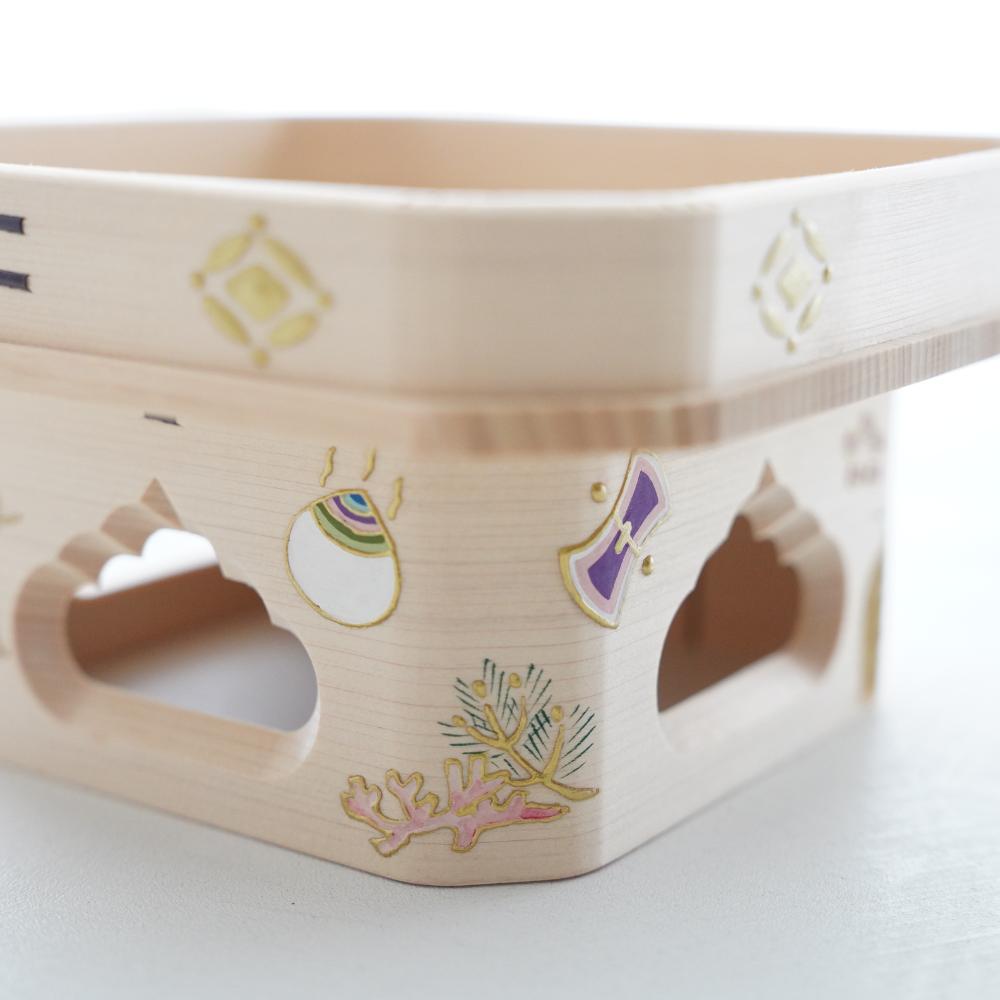 宝尽くし文三宝　ヒノキ　玉泉謹製　FOURGRACEオリジナル