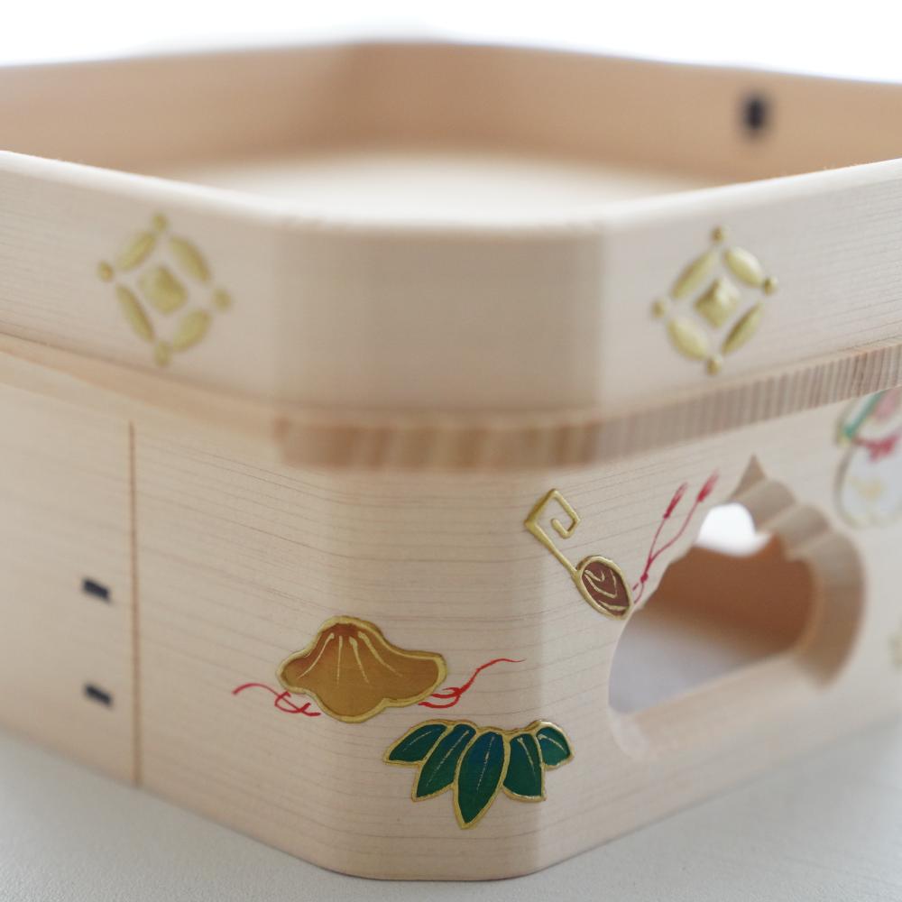 宝尽くし文三宝　ヒノキ　玉泉謹製　FOURGRACEオリジナル