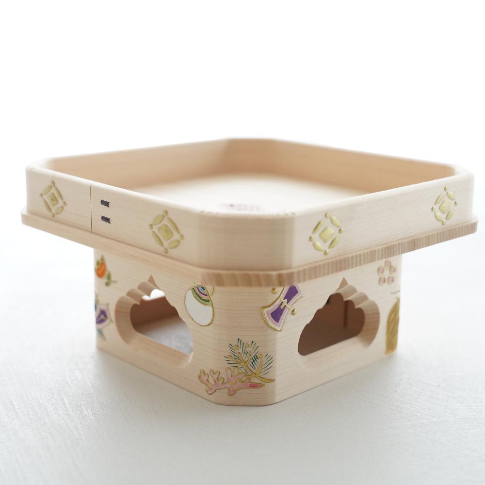 宝尽くし文三宝　ヒノキ　玉泉謹製　FOURGRACEオリジナル