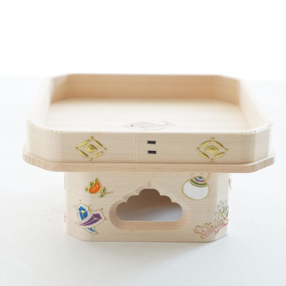 宝尽くし文三宝　ヒノキ　玉泉謹製　FOURGRACEオリジナル