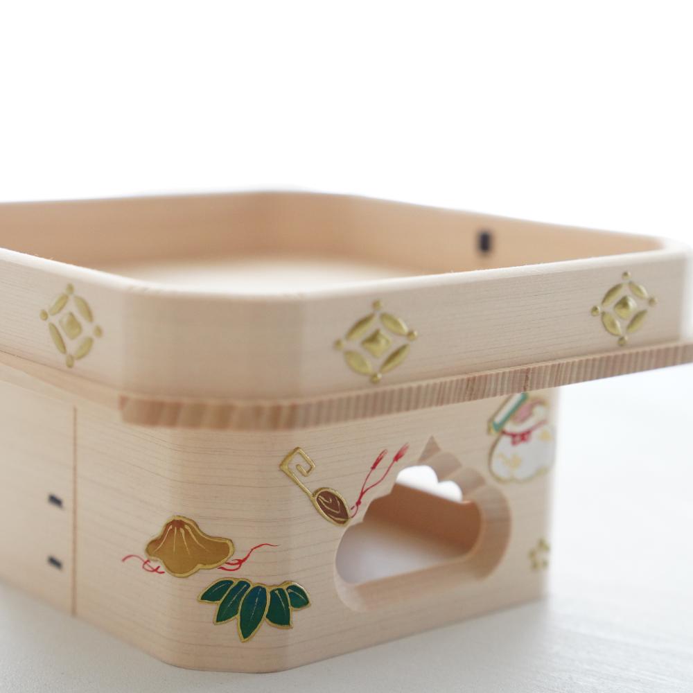 宝尽くし文三宝　ヒノキ　玉泉謹製　FOURGRACEオリジナル