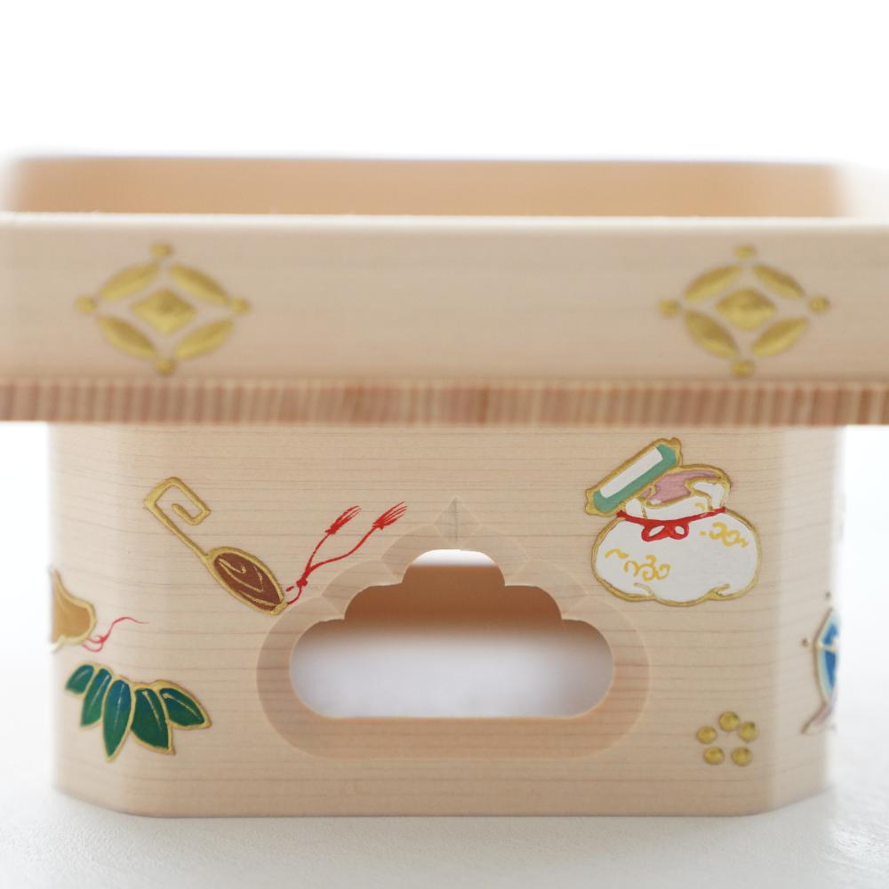 宝尽くし文三宝　ヒノキ　玉泉謹製　FOURGRACEオリジナル