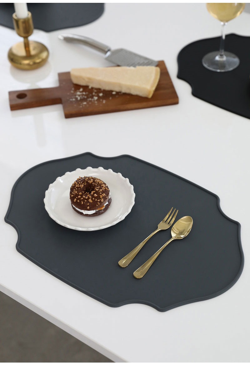 シリコン　ランチョンマット　シュエット　ホワイト