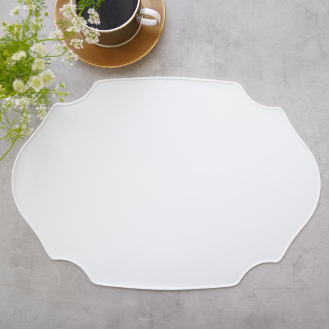 シリコン　ランチョンマット　シュエット　ホワイト