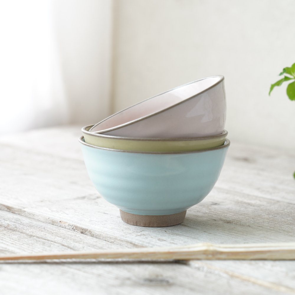 S-Caf?・小茶碗【ピンク・黄色】｜ 四季折々のおしゃれな和食器