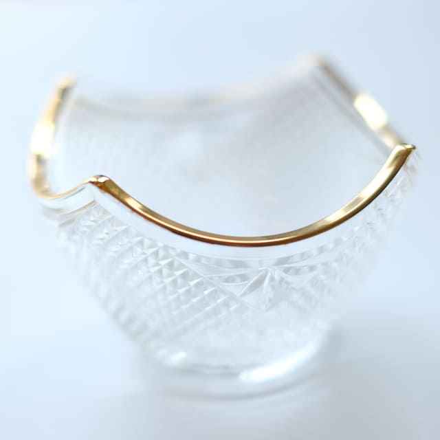 吉粋四方小鉢 金付