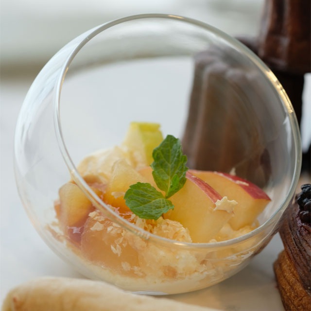 フランス製　ラウンドオープンカップ120ｍｌ