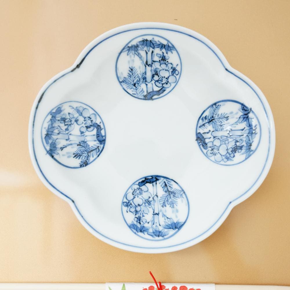 松竹梅 円渕木甲皿｜ 四季折々のおしゃれな和食器通販サイト FOURGRACE