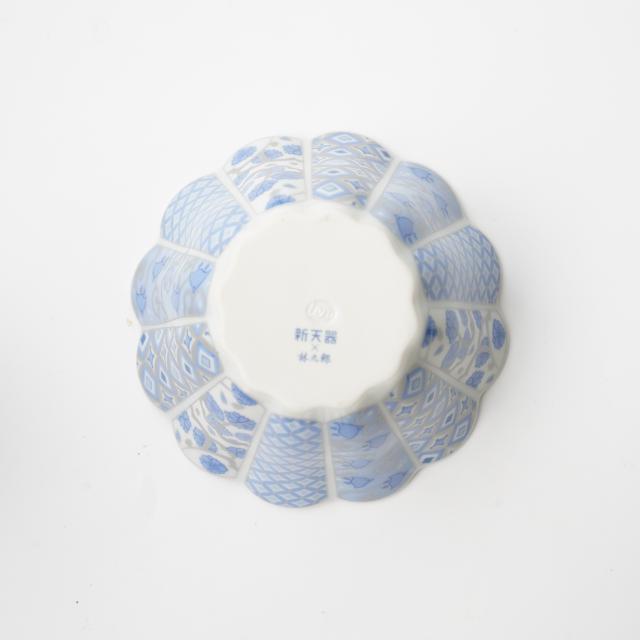 花離宮ブルーボウル 12cm（化粧箱入）