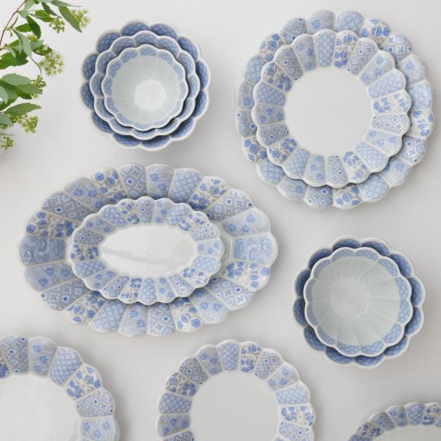 花離宮ブルーボウル 12cm（化粧箱入）