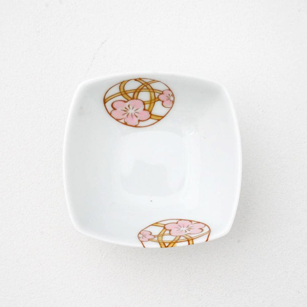 花てまり（桃）角小付