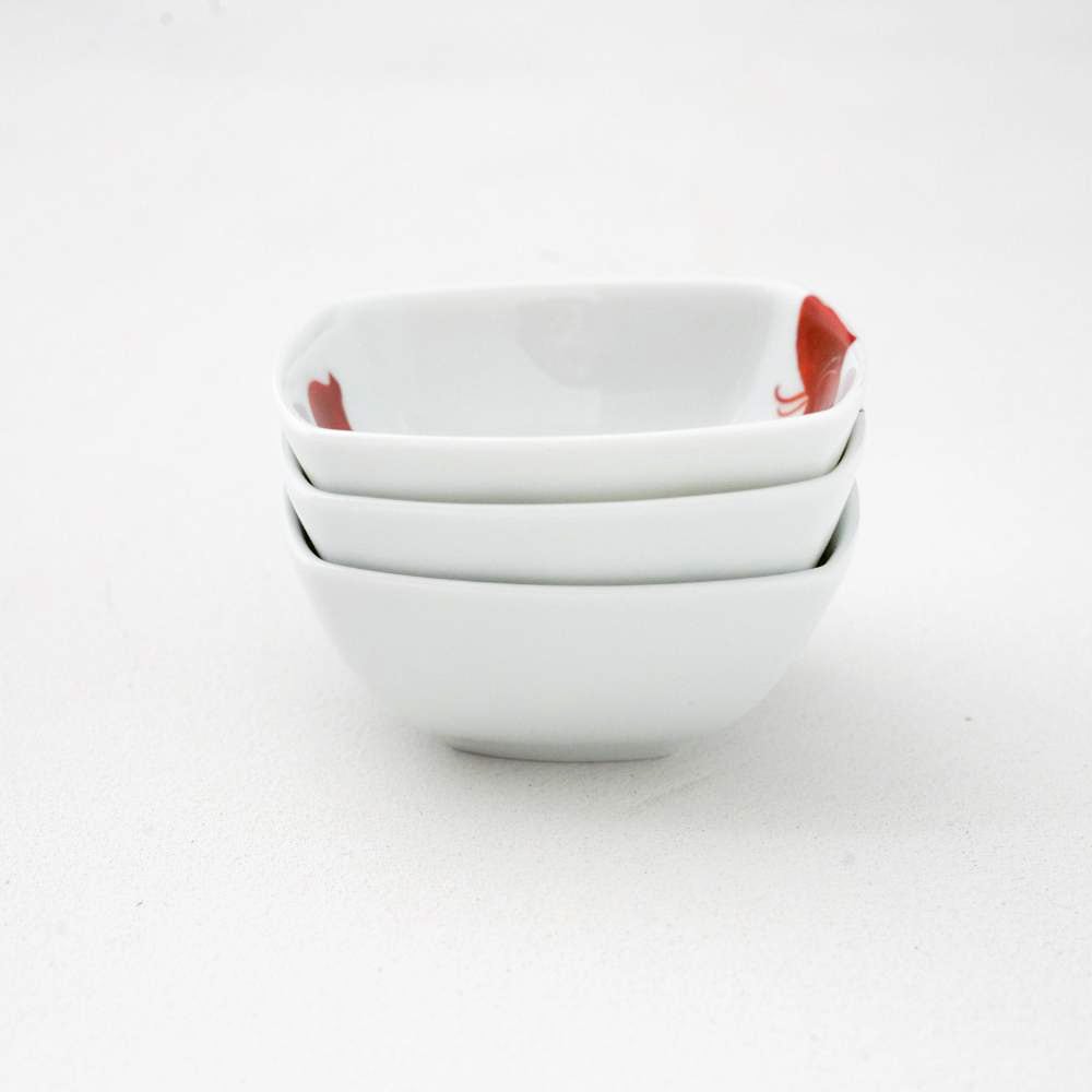 花てまり（桃）角小付