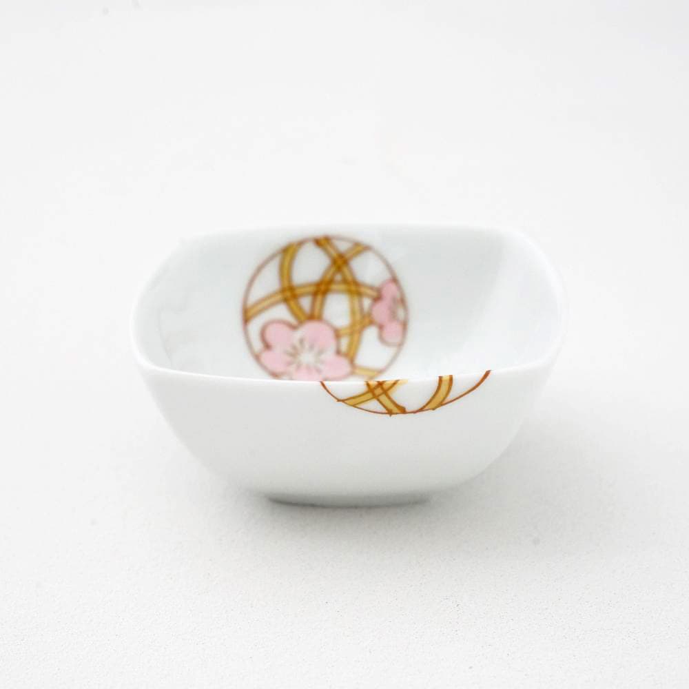 花てまり（桃）角小付