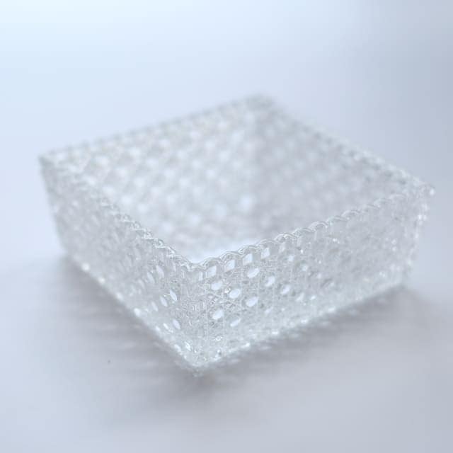 籠目 ガラス向付 ｜ 四季折々のおしゃれな和食器通販サイトFOURGRACE