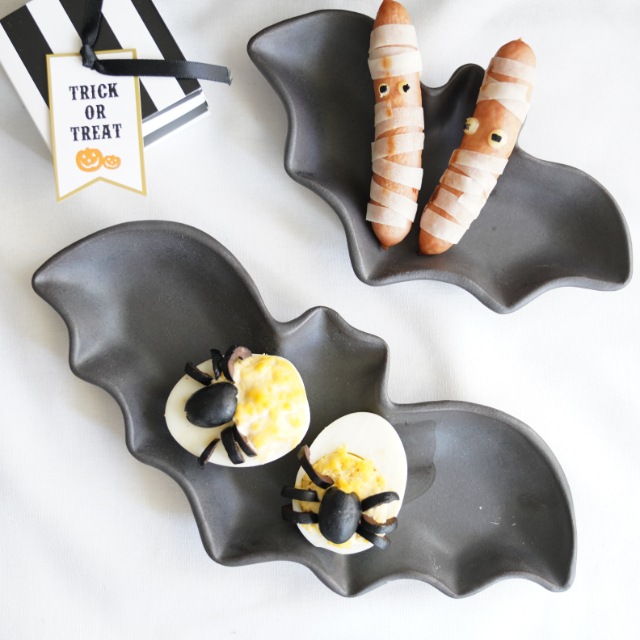 益子焼 こうもり型皿 菓子皿 プレート M ｜ 四季折々の