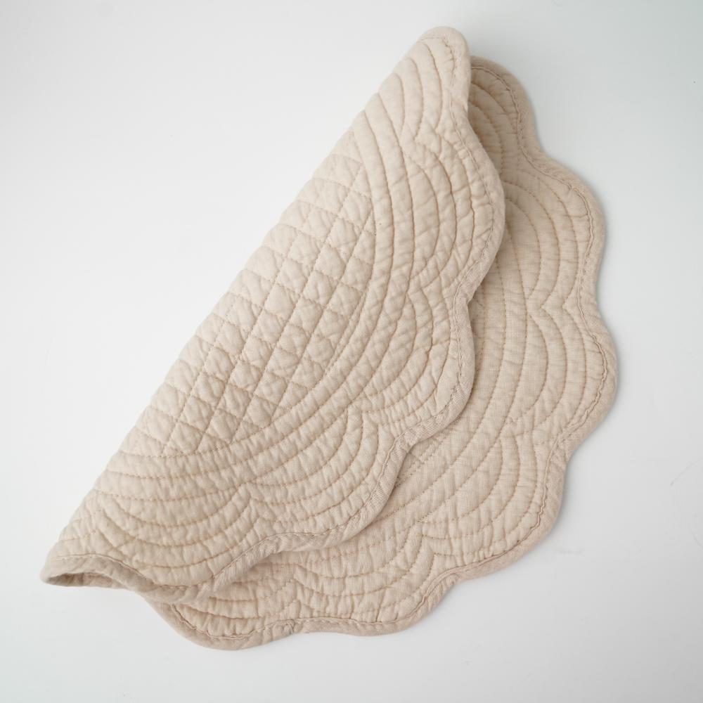 ヌビ　ランチョンマット　ベージュ