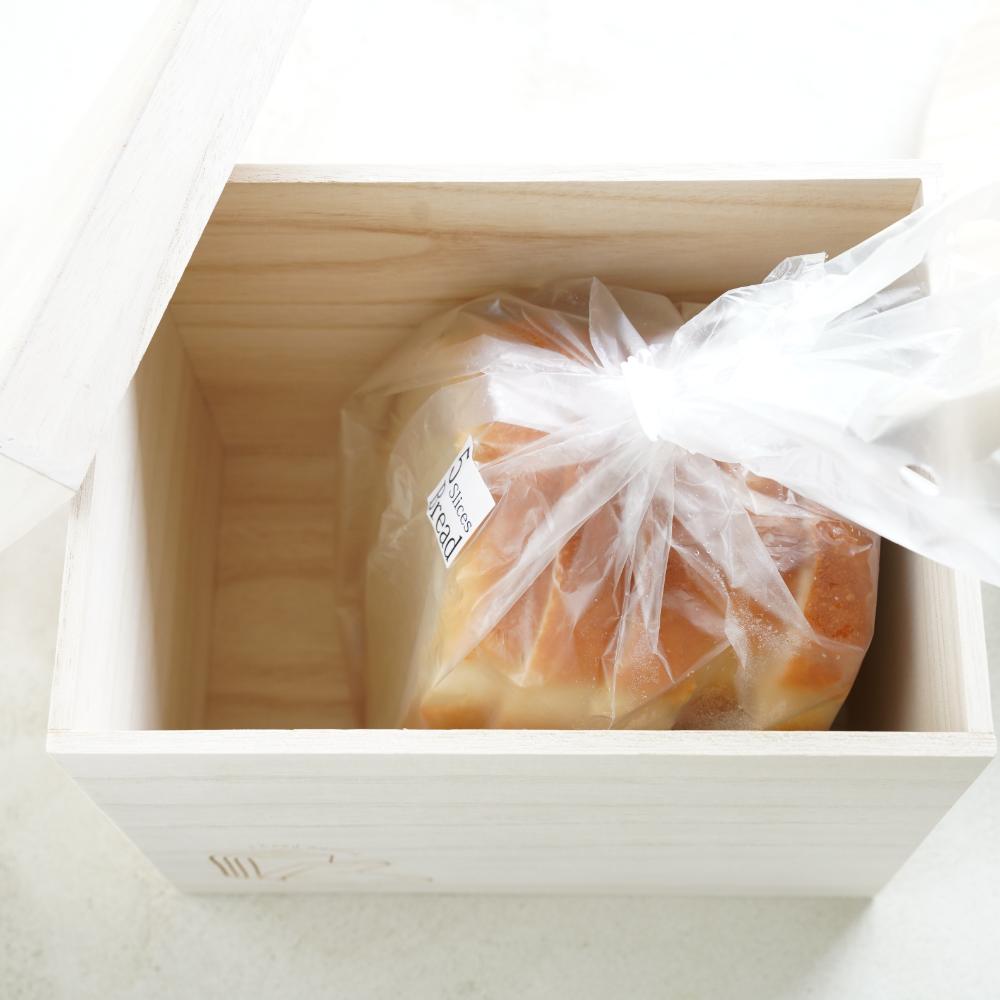 (金額見積り中)パン箱 桐のブレッドケース 1.5斤 【スライス食パン★Good Morning】
