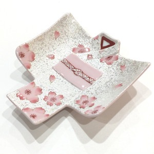 有田焼 虹彩桜 着物銘々皿 ｜ 四季折々のおしゃれな和食器通販