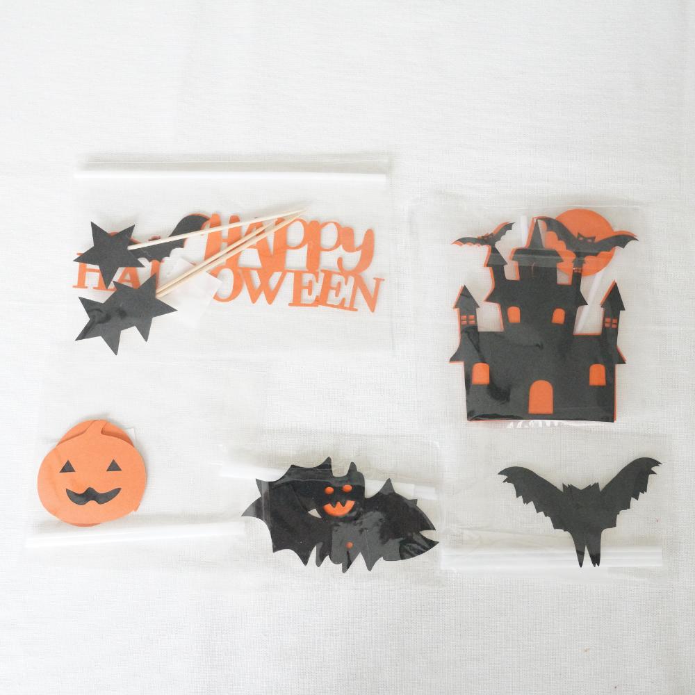 【アウトレット】ハロウィン　ピック5点セット