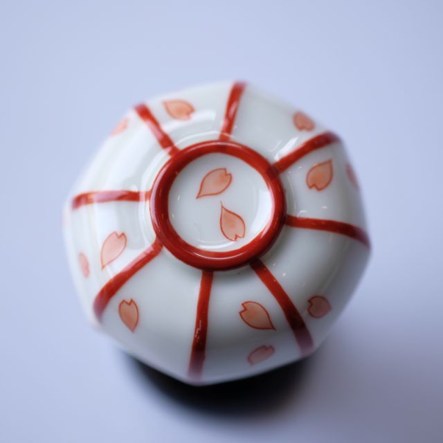 有田焼　錦桜ぼんぼり形　珍味入れ　