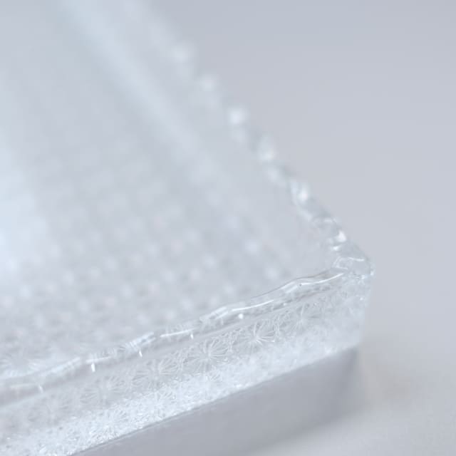 淑雅 ガラス長角皿