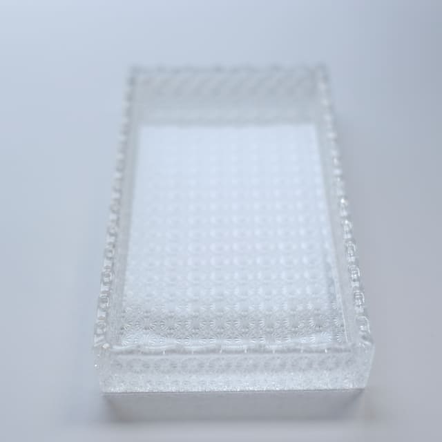 淑雅 ガラス長角皿