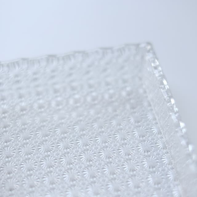 淑雅 ガラス長角皿