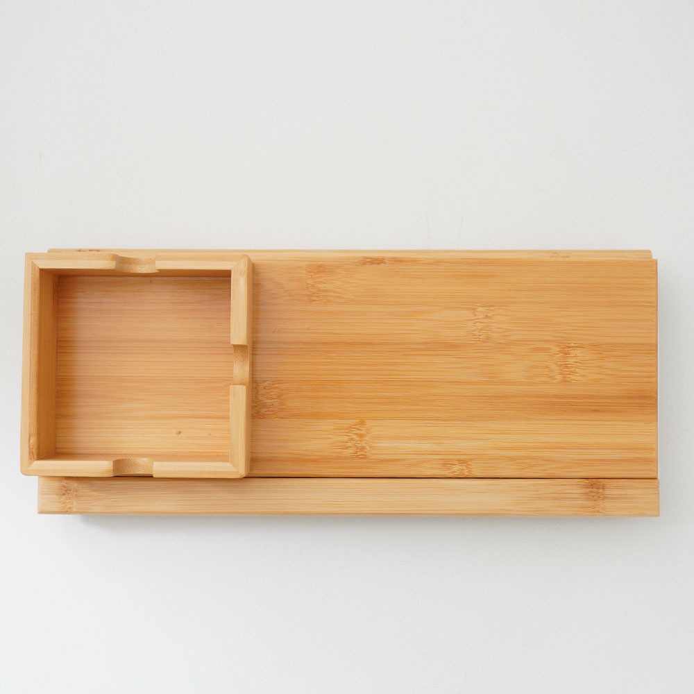 【予約/2月上旬出荷】折り畳み式 木製ソファアームレストレイ