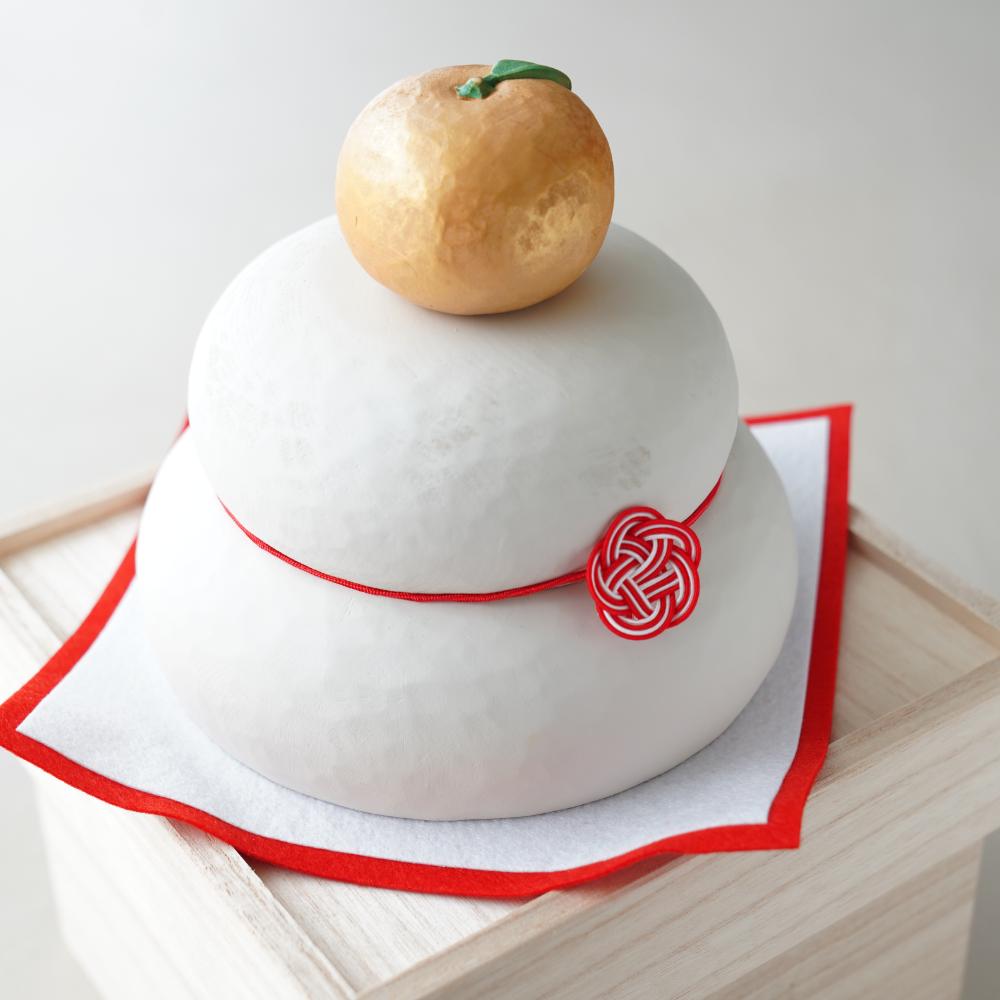 金運祈願の永世木彫り鏡餅 大｜ 四季折々のおしゃれな和食器通販サイト