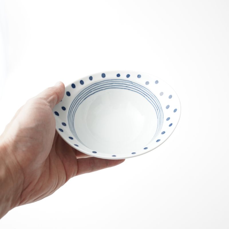 HASAMI DOT × LINE リム楕円鉢 小 ｜ 四季折々のおしゃれな和食器通販