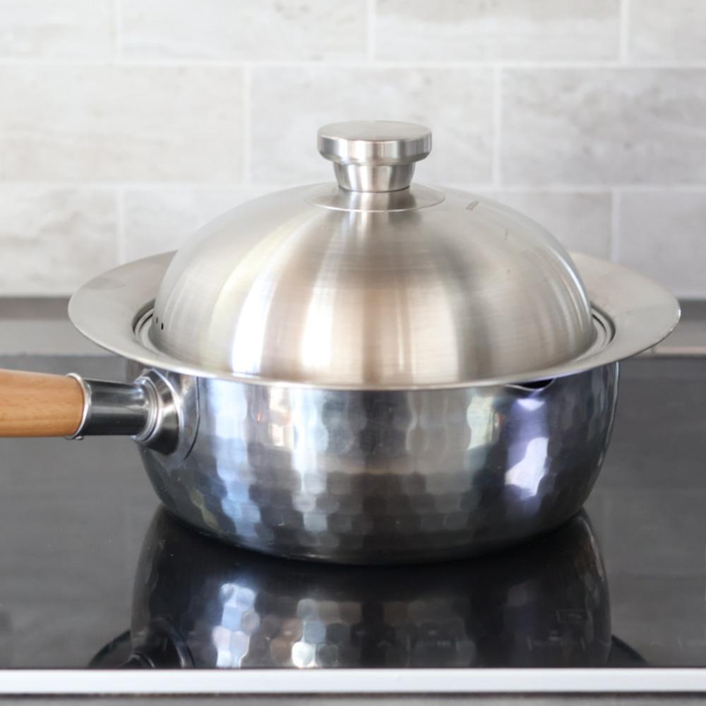 簡単のせるだけ ステンレス製蒸し鍋